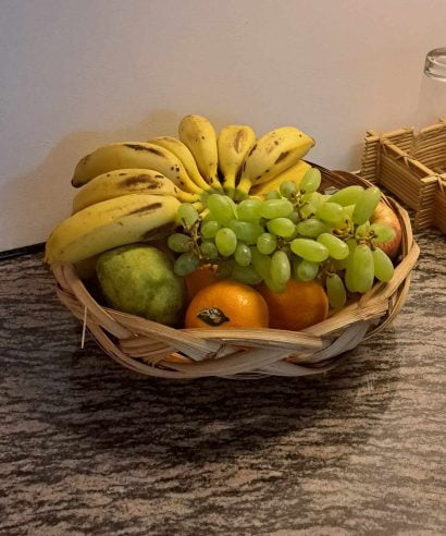 Wicker Serving Basket.