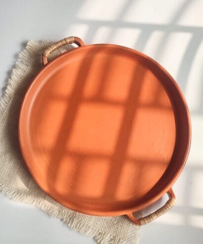 EARTHEN SERVING TRAY