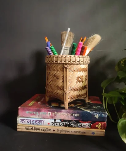 Handcrafted Bamboo Pen/ Brush/ Tools Holder